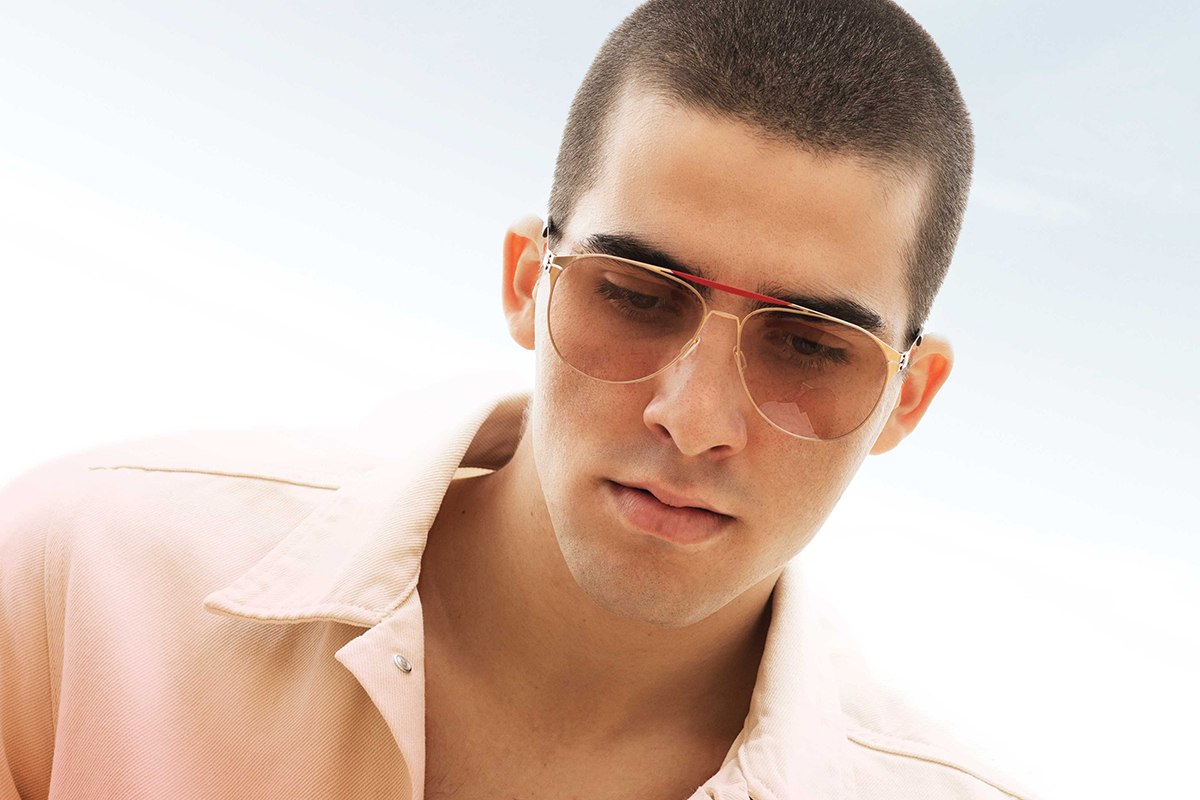 Lentes tipo aviador online hombre