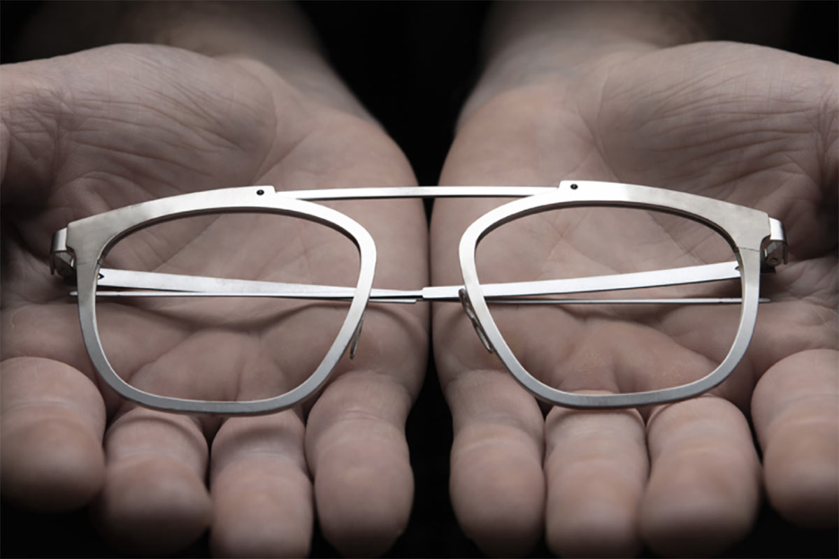 Titanium store prescription glasses