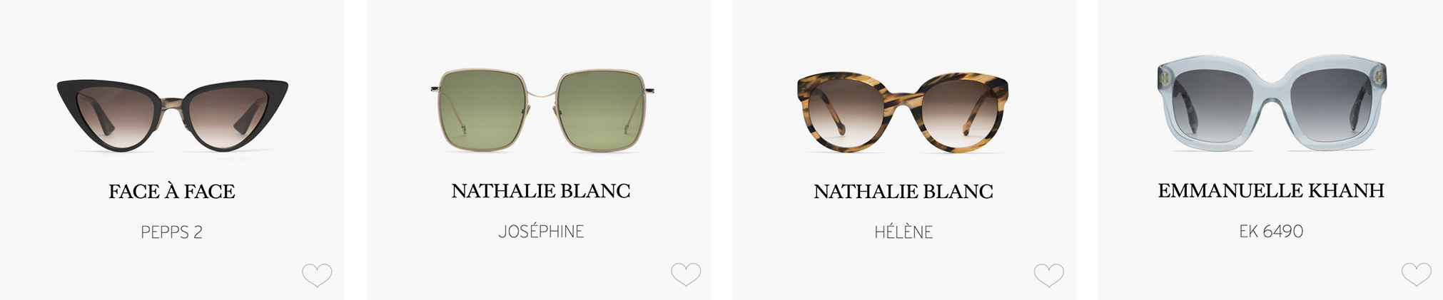 French shop sunglasses brands