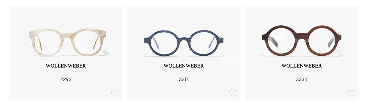 Wollenweber horn eyeglasses